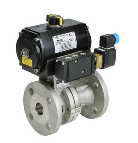 Valvola a sfera - Meca-Inox - a leva / pneumatica / per prodotti chimici