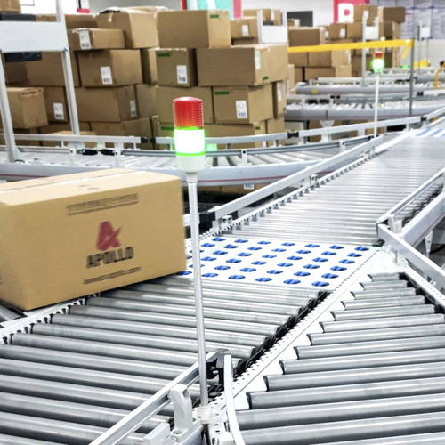 Macchina di smistamento a rotelle orientabili - SWS series - Suzhou APOLLO Automation Equipment Co., Ltd - per l'industria delle bevande / per l'industria farmaceutica / per l'industria del tabacco
