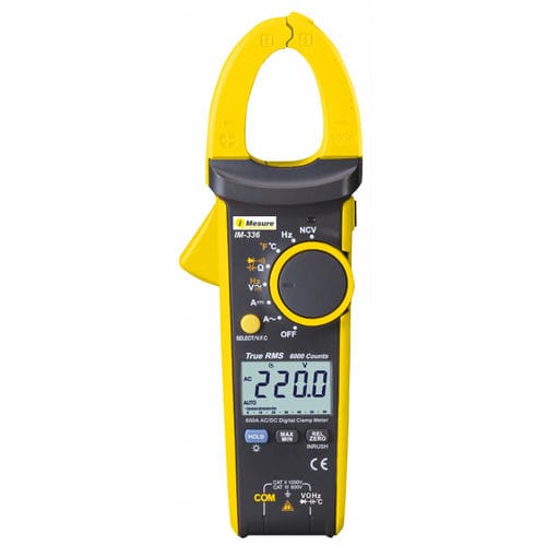 Multimetro a pinza digitale - IM-336 - DISTRIMESURE - iMesure - portatile / 1000 V / 600 A