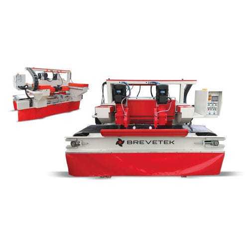 Macchina da taglio a 2 teste - BREVETEK MAKİNE - a lama rotativa / per pietra / a ponte