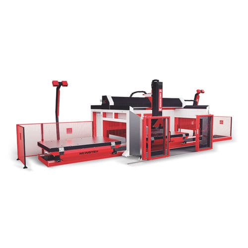 Fresatrice CNC a 5 assi - BREVETEK MAKİNE - verticale / a ponte / di taglio