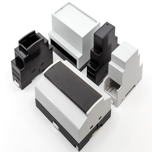 Scatola per guida DIN - RAILS - Supertronic - rettangolare / in plastica / industriale