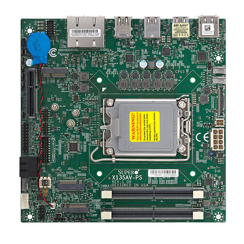 Scheda madre mini-ITX - X13SAV-PS - SUPERMICRO - Intel® Core i3 / Intel® Core i5 / Intel® Core i7
