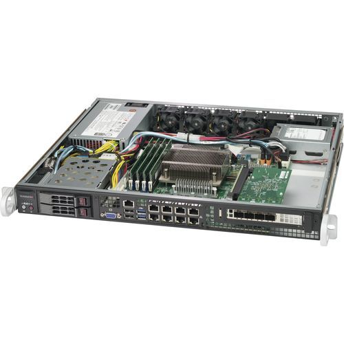Case per PC per rack - 513BTQC-350B - SUPERMICRO - 1U / per backplane / con 2 array di storage