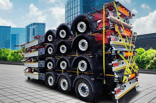 Transporter cingolato - RN Auto Industry - su ruota / elevabile / per container