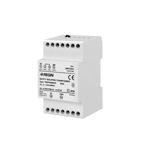 Trasformatore di isolamento - TRAFO40N3/D - Regin - su guida DIN / IP20