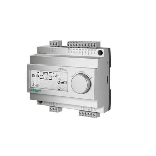 Controllore di temperatura grafico - OP10 - Regin - con display LCD / programmabile / IP20