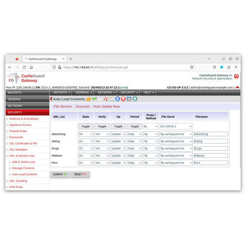 Sistema operativo - CacheGuard-OS - CacheGuard Technologies