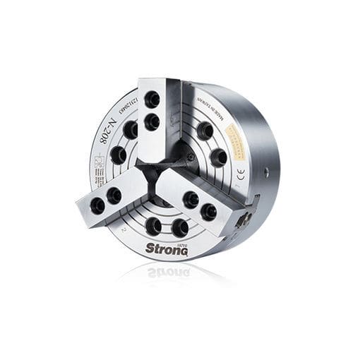 Mandrino automatico - N-200A - DI CHUN IRON WORK CO., LTD. - 3 ganasce / con foro passante