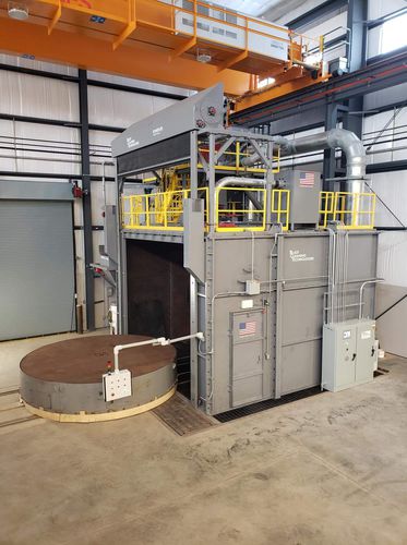 Granigliatrice a tavola girevole - Blast Cleaning Technologies - per metallo / automatica