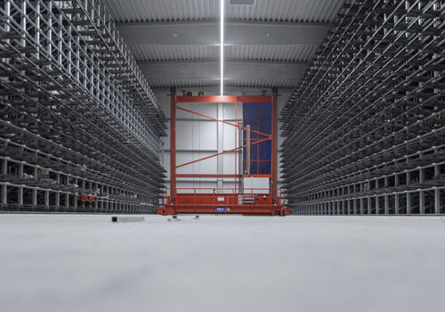 Scaffalatura per magazzino di stoccaggio - Fehr Warehouse Solutions Inc. - per movimentazione / con ripiani / per multistoccaggio