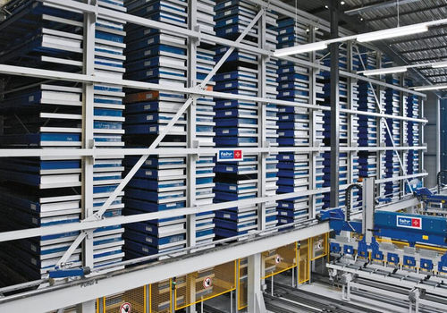 Magazzino automatico verticale - Fehr Warehouse Solutions Inc. - per prodotti lunghi / a ripiani