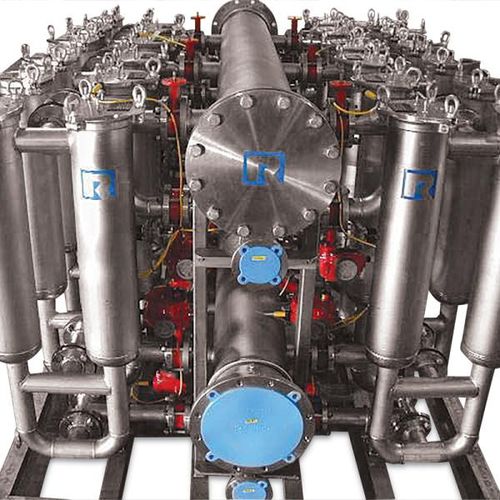 Gruppo di filtrazione di pressione - Rosedale Products Inc. - per liquidi / automatico / autopulente