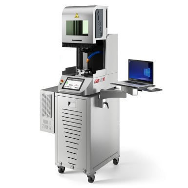 Macchina per incisione laser - FiberLUX PRO 200 - Elettrolaser S.r.l. - per metallo / in alluminio / industriale