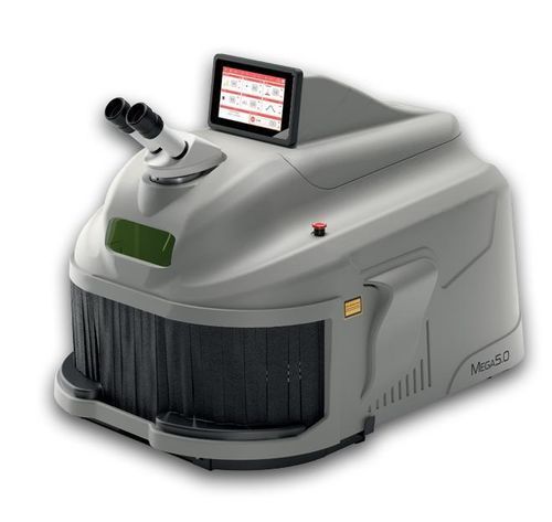 Macchina saldatrice laser Nd:YAG - MEGA 5.0 - Elettrolaser S.r.l. - manuale / benchtop / per oro