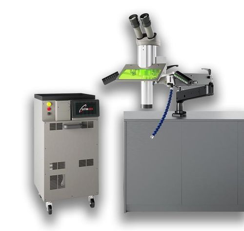 Macchina saldatrice laser Nd:YAG - COMBO 200 - Elettrolaser S.r.l. - automatica / con rotelle / con carrello