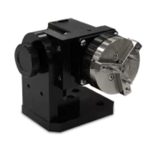 Asse rotante per sistema di marcatura laser - D65  - TYKMA Electrox - Industrial Laser Systems - con boccole / per mandrino a tre griffe / compatto