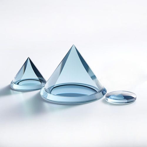 Lente axicon - Alien Photonics - conica / in silice fusa / UV