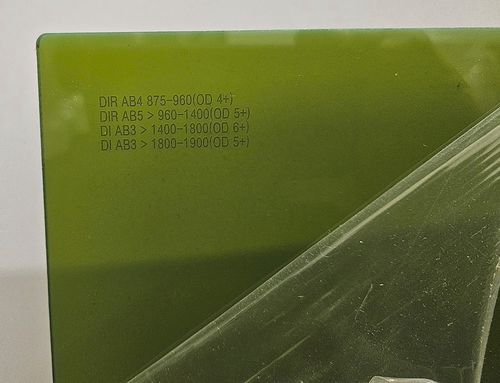 Schermo di protezione laser - OD6 - Laser Welder