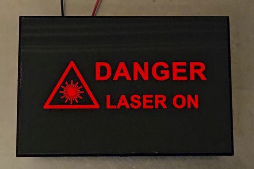Cartello di segnalazione luminoso - Laser Welder - laser