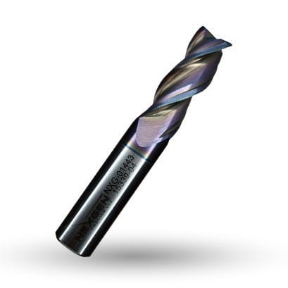 Fresa a 2 denti - 23001 - Nexgen Tooling LLC - a codolo / carburo solido / di finitura