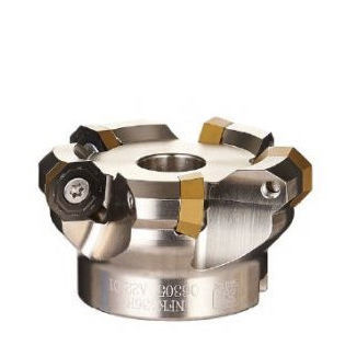 Fresa a spianare - NFK436R series - SHAN GIN TOOL - integrale / per metalli non ferrosi / per acciaio inossidabile