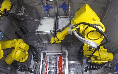 Sistema di lavaggio robotizzato - Icom System Corp - ad acqua / automatico / industriale
