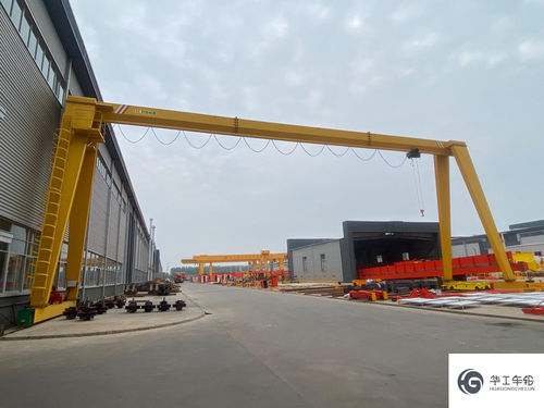 Gru a cavalletto su guida di scorrimento - MH - HUAGONG INDUSTRY GROUP - per applicazioni marine / per opere di ingegneria civile / per officina