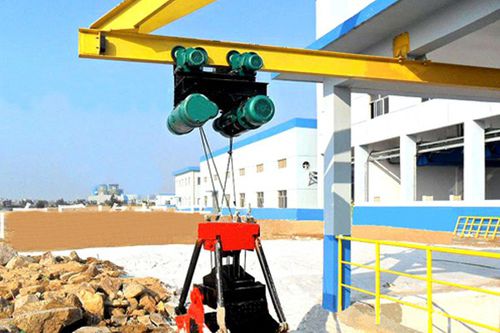 Carroponte monotrave - LDY - HUAGONG INDUSTRY GROUP - con benna di presa / con sistema di sollevamento leggero / per carichi leggeri