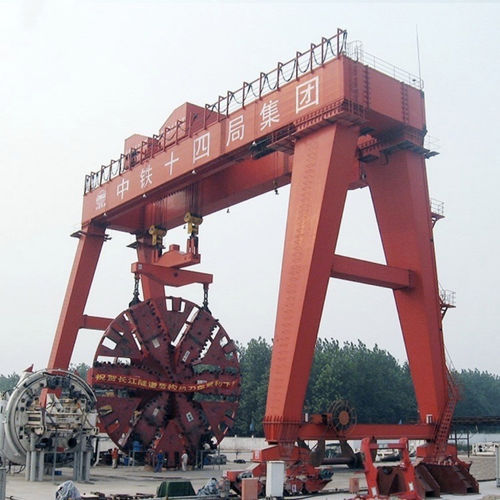 Gru a cavalletto per container - HUAGONG INDUSTRY GROUP - per applicazioni marine / bitrave / per carichi pesanti