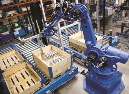 Impianto di movimentazione automatico - JR Automation - A Hitachi Group Company - integrato