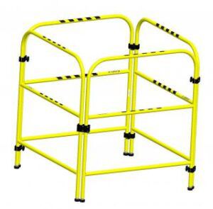 Barriera anticaduta - IN-2101 - GLOBESTOCK Safety - portatile / in metallo / per draglia