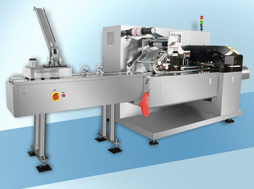Macchina di confezionamento per imballaggi a cuscino - RQ-HPP-180 - Guangdong Rich Packing Machinery Co., Ltd. - controllata da PLC / servocomandata / in continuo