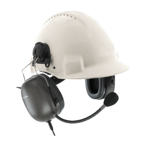 Auricolare con microfono - PTT-EH - IMTRADEX - connesso