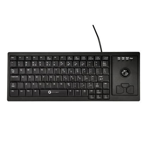 Tastiera da ufficio - KPL-U20130 - GETT Asia Ltd. - con interruttori a forbice / 83 tasti / con trackball