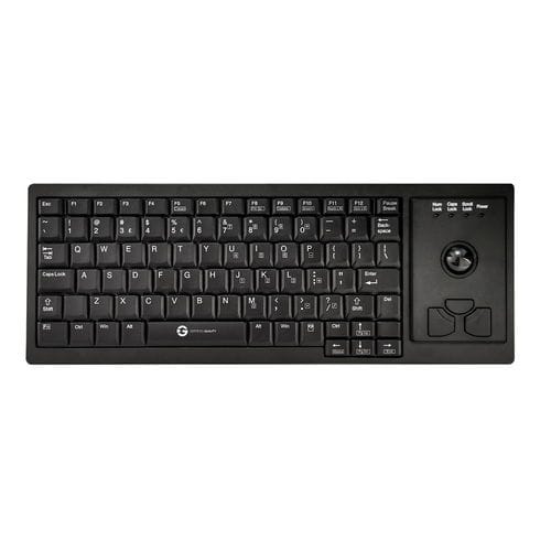 Tastiera da ufficio - KPL-G20130 - GETT Asia Ltd. - con interruttori a forbice / 83 tasti / con trackball