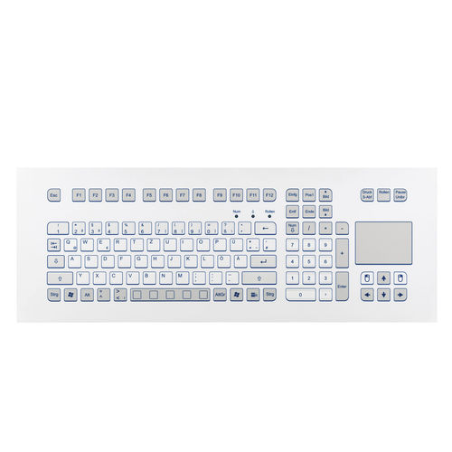 Tastiera per rack - KS18285 - GETT Asia Ltd. - a membrana / 105 tasti / con touchpad