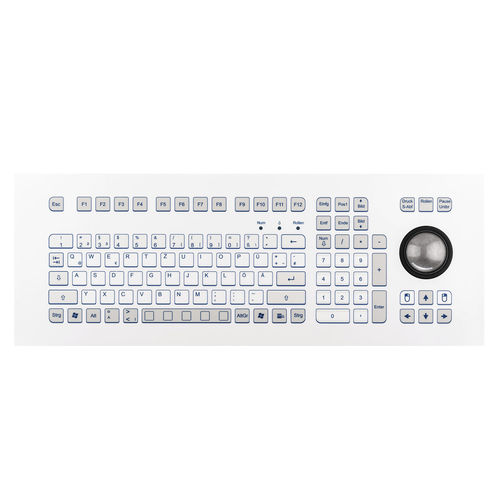 Tastiera per rack - KS18281 - GETT Asia Ltd. - a membrana / 105 tasti / con trackball