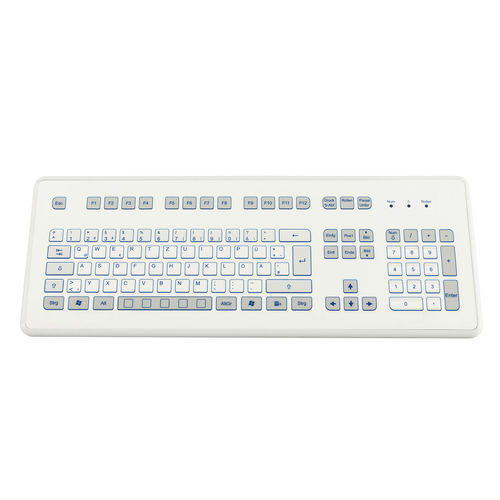 Tastiera da ufficio - KS18233 - GETT Asia Ltd. - a membrana / 105 tasti / industriale