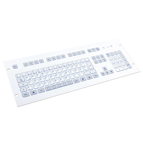 Tastiera per rack - KS18325 - GETT Asia Ltd. - a membrana / 105 tasti / industriale