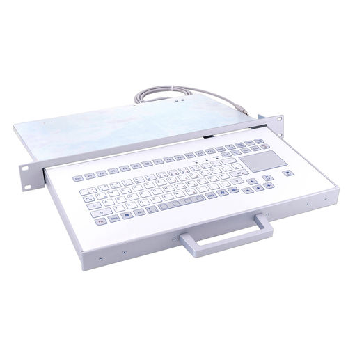 Tastiera montata su rack-cassetto - KS18349 - GETT Asia Ltd. - a membrana / 88 tasti / con touchpad