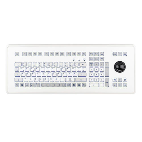 Tastiera da ufficio - KS18237 - GETT Asia Ltd. - a membrana / 105 tasti / con trackball