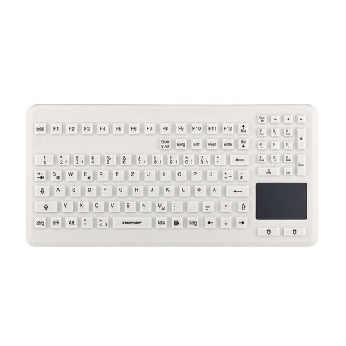 Tastiera da ufficio - KG17202 - GETT Asia Ltd. - capacitiva / 105 tasti / con touchpad