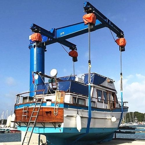 Gru a bandiera per barca - Xinxiang MAGICART Cranes Co., Ltd - a colonna / 360° / 270°
