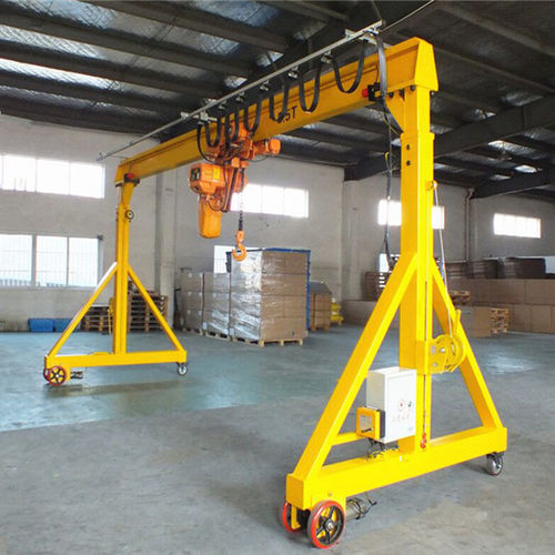 Gru a cavalletto senza guida - Xinxiang MAGICART Cranes Co., Ltd - con rotelle / per magazzino / per produzione di cemento