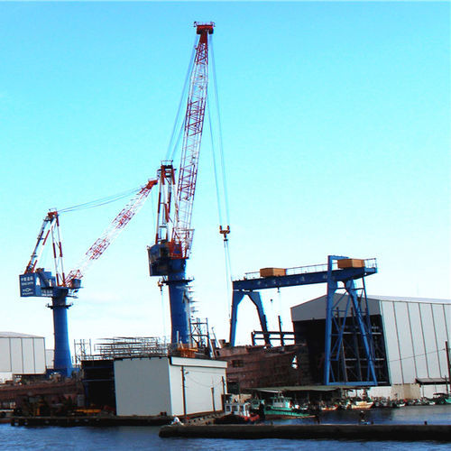 Gru per cantiere navale - Xinxiang MAGICART Cranes Co., Ltd - fissa / con braccio impennabile / portuale