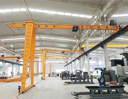 Semiportale su guida di scorrimento - Xinxiang MAGICART Cranes Co., Ltd - per cantieri di prefabbricati / per officina / leggero