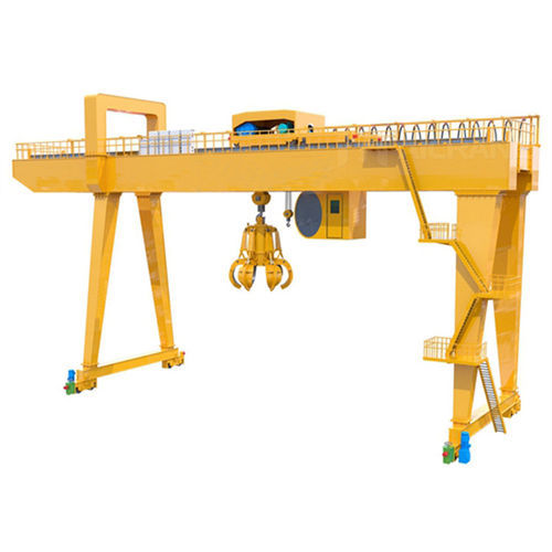 Gru a cavalletto su guida di scorrimento - Xinxiang MAGICART Cranes Co., Ltd - per polipo / per benna di presa / elettrica