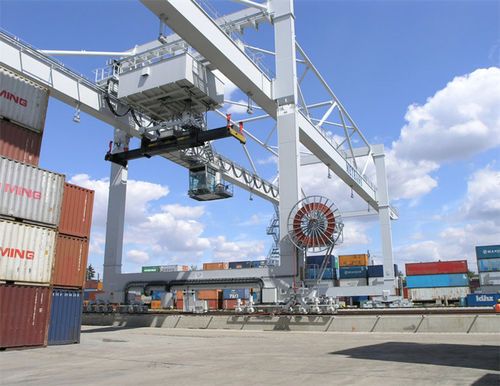 Gru a cavalletto su guida di scorrimento - Xinxiang MAGICART Cranes Co., Ltd - per container