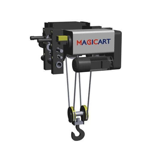 Paranco a cavo monotrave - Xinxiang MAGICART Cranes Co., Ltd - elettrico / monorotaia